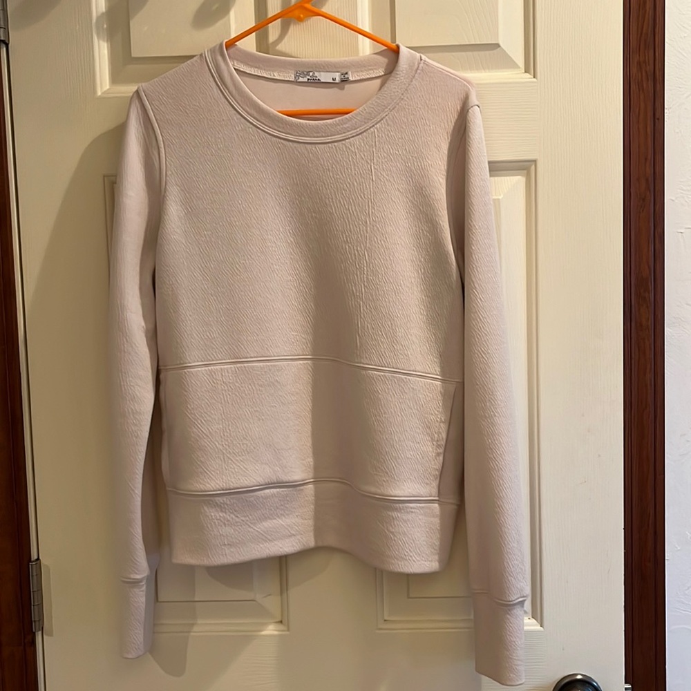 Prana cream sweatshirt medium